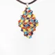 Symphony - Xochitl Rhombus M-Chocolate Suedine - 1
